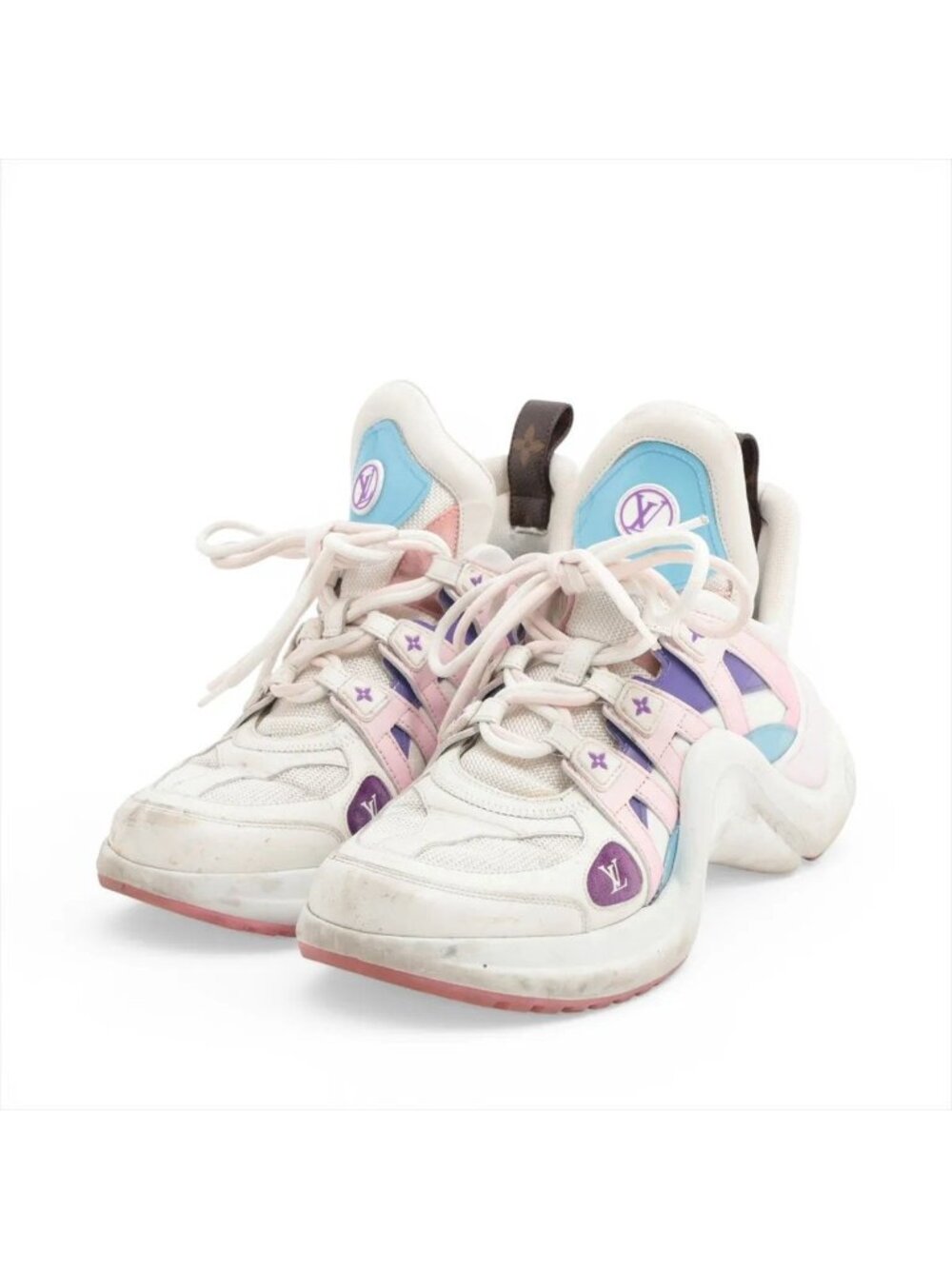 Louis Vuitton LV Archlight Line LV Circle Leather High Top Sneakers